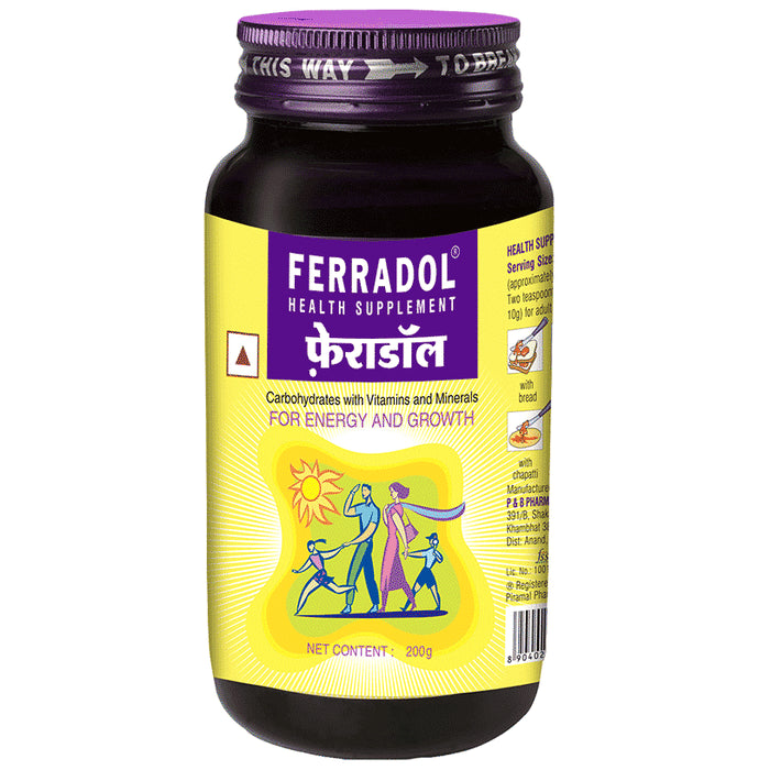 Ferradol Health Supplement with Carbohydrates, Vitamins & Minerals | For Energy and Growth - Classic Derma