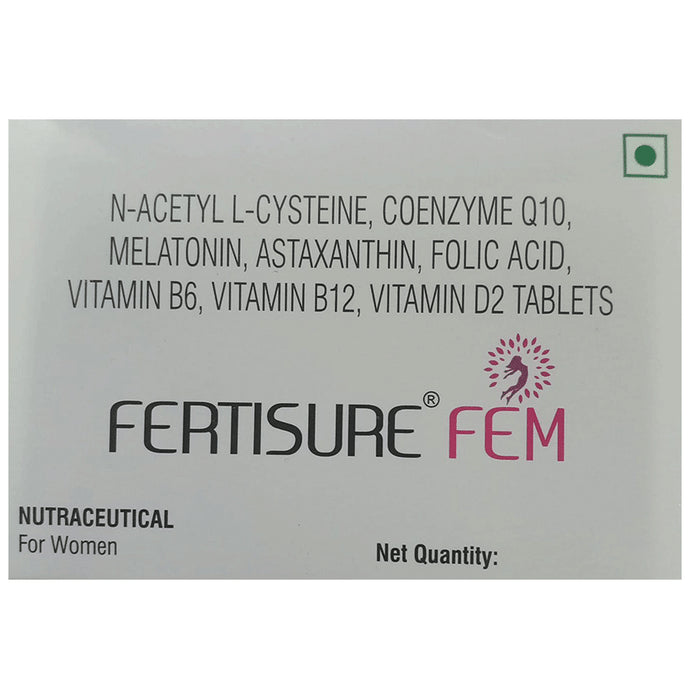 Fertisure Fem Nutraceutical Tablet For Women - Classic Derma