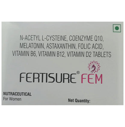 Fertisure Fem Nutraceutical Tablet For Women - Classic Derma