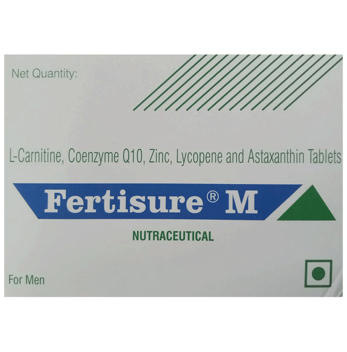 Fertisure M Nutraceutical Tablet for Men - Classic Derma