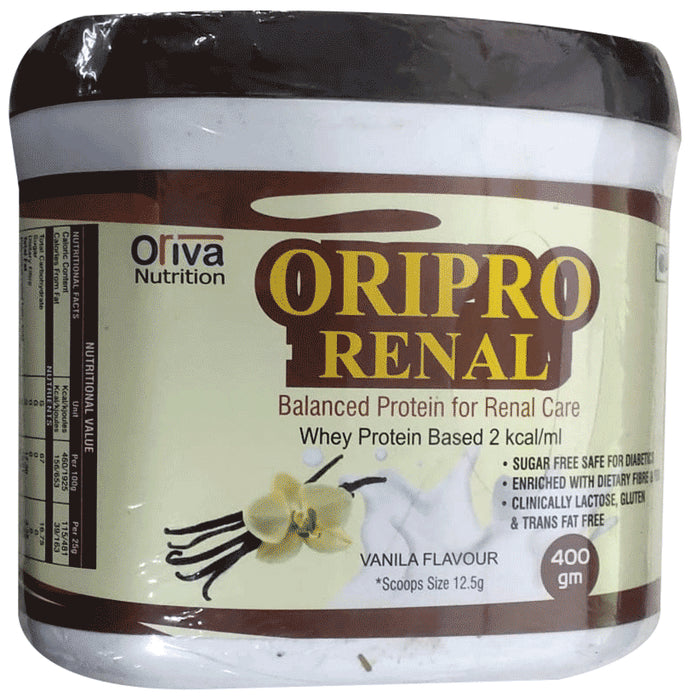 Oripro Whey Protein for Renal Care Powder Vanilla - Classic Derma