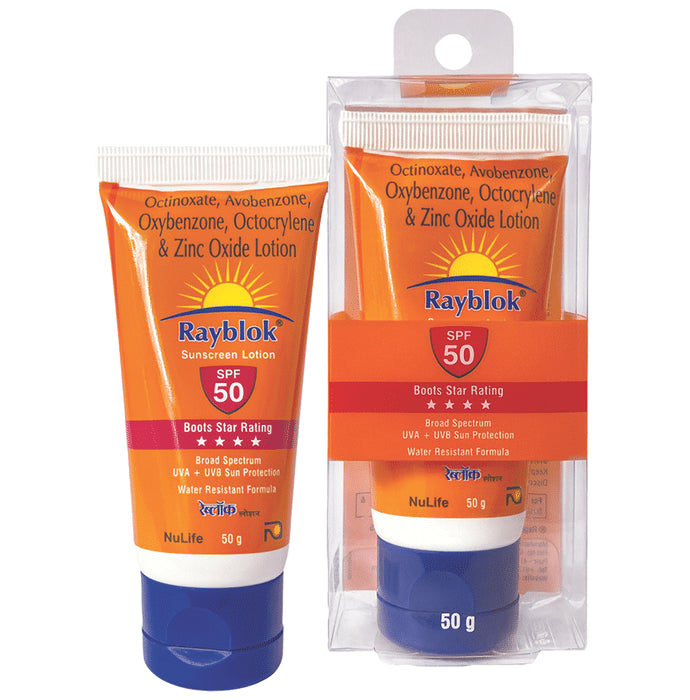 Rayblok Sunscreen Lotion SPF 50 - Classic Derma