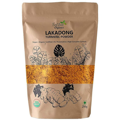First Bud Organics Lakadong Turmeric Powder - Classic Derma