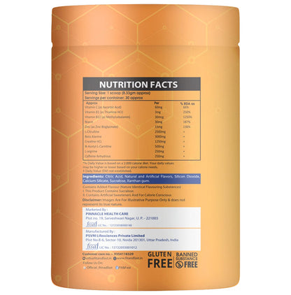 Fit & Fast Evolve Pre-Workout Powder