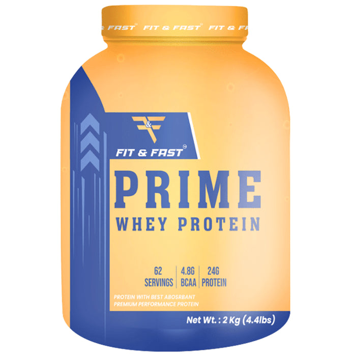 Fit & Fast Prime Whey Protien Powder - Classic Derma