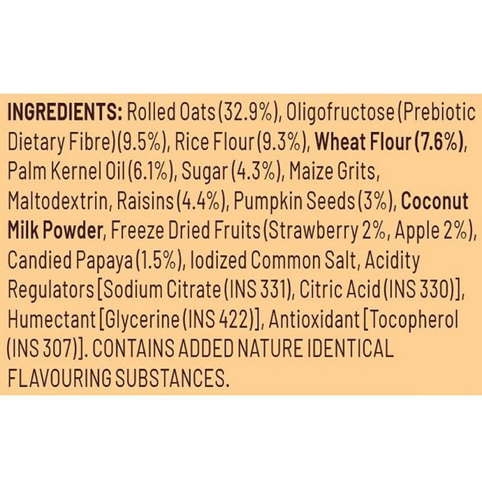 Fit & Flex Mixed Fruit Granola Oat Rich Breakfast Cereal with Real Fruits