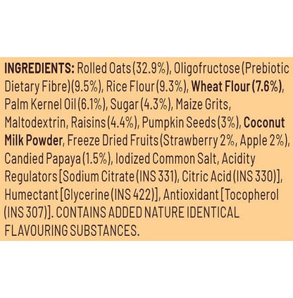 Fit & Flex Mixed Fruit Granola Oat Rich Breakfast Cereal with Real Fruits