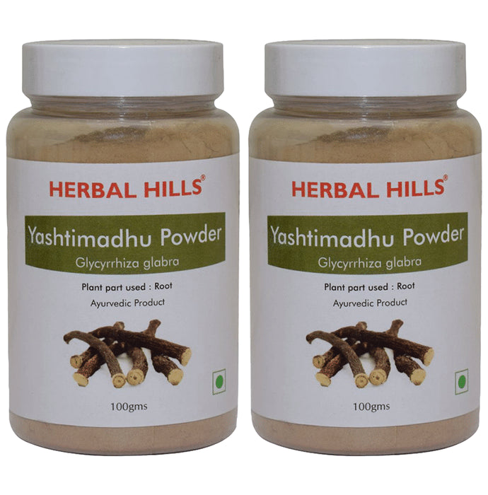 Herbal Hills Yashtimadhu Powder Pack of 2 - Classic Derma