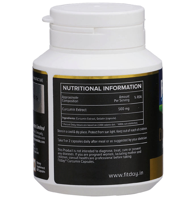 Fitday Curcumin Extract 500mg Capsule
