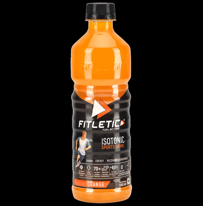 Fitletic Fuel better Isotonic Sports Drink (500ml Each) Orange - Classic Derma