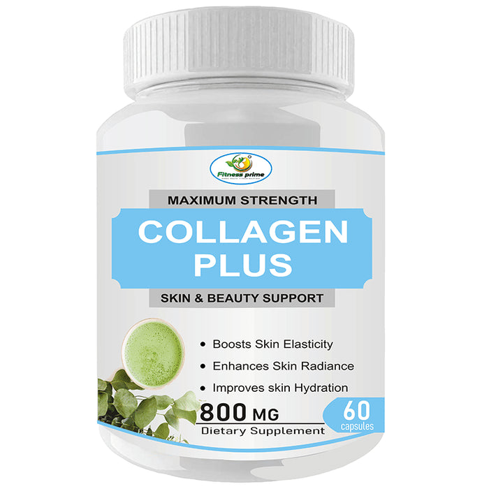 Fitness Prime Maximum Strength Collagen Plus Skin & Beauty Support 800mg Capsule - Classic Derma