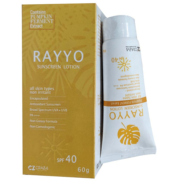 Rayyo SPF 40 Sunscreen Lotion - Classic Derma