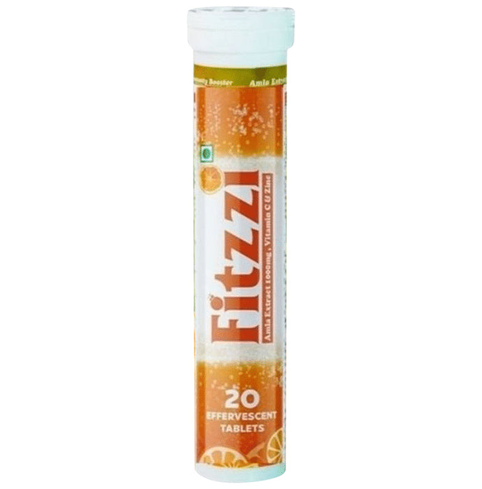 Fitzzi Amla Extract 1000mg, Vitamin C & Zinc Effervescent Tablet - Classic Derma