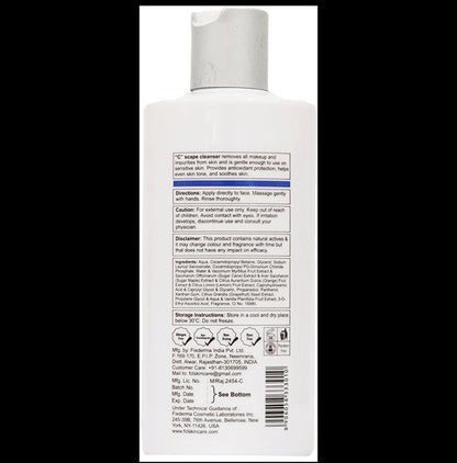 Fixderma Cosmetic Laboratories C Scape Cleanser