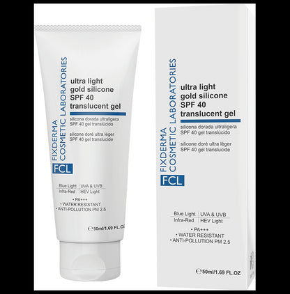 Fixderma FCL Ultra light Gold Silicon Translucent Gel SPF 40 - Classic Derma