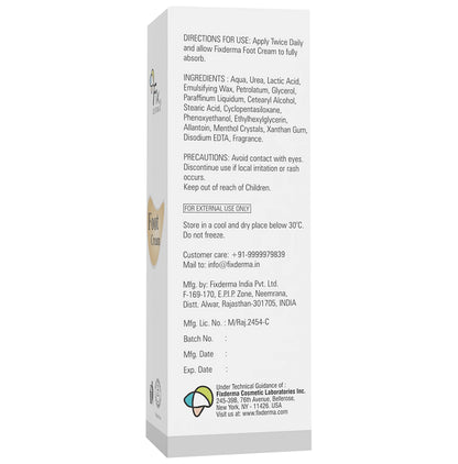 Fixderma Foot Cream | For Dry, Cracked or Calloused Foot Skin