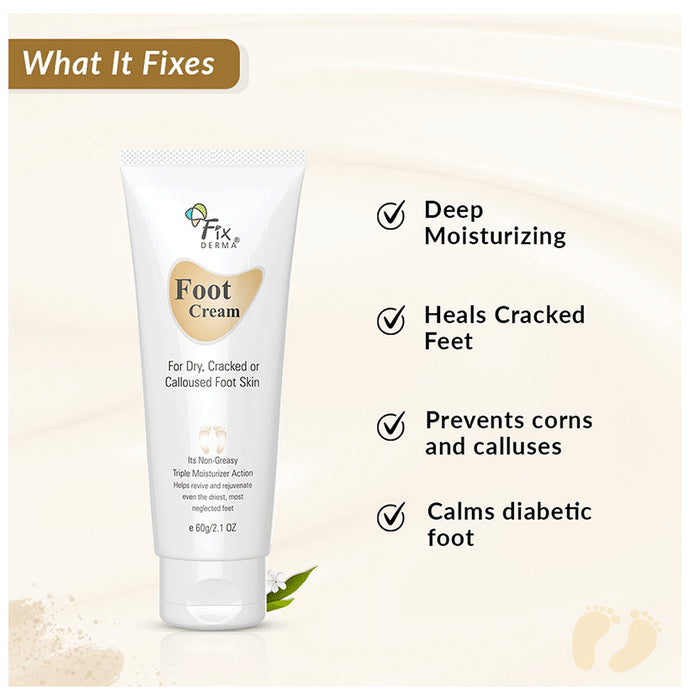 Fixderma Foot Cream | For Dry, Cracked or Calloused Foot Skin