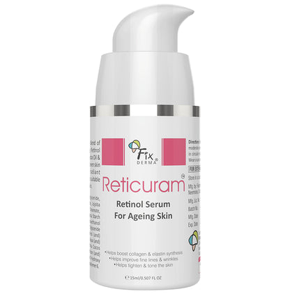 Fixderma Reticuram Retinol Serum | Reduces Fine Lines & Wrinkles