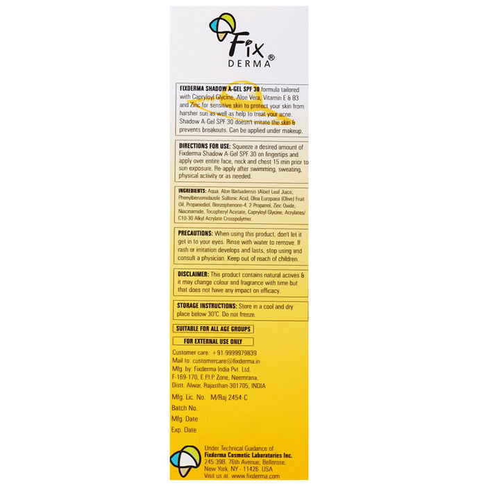 Fixderma Shadow A-Gel SPF 30