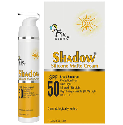 Fixderma Shadow Silicone Matte Cream SPF 50 - Classic Derma