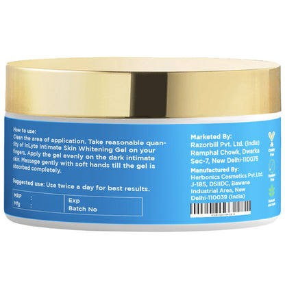 Razor Veda Inlyte Intimate Skin Whitening Gel