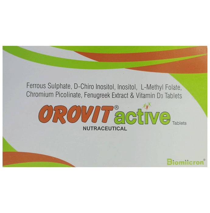 Orovit Active Tablet - Classic Derma