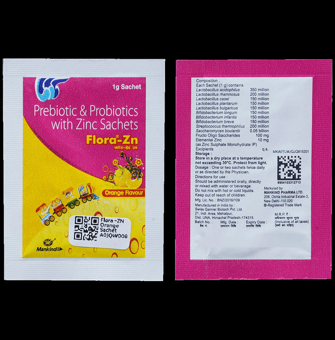 Flora -ZN Orange Sachet - Classic Derma