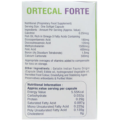 Ortecal Forte Softgel Capsule
