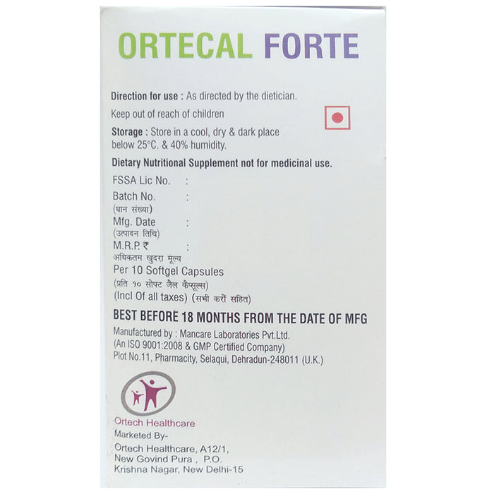 Ortecal Forte Softgel Capsule