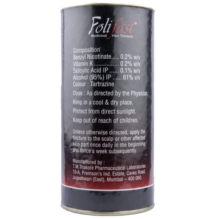 Folifast Medicinal Hair Tincture | For Scalp Application Only