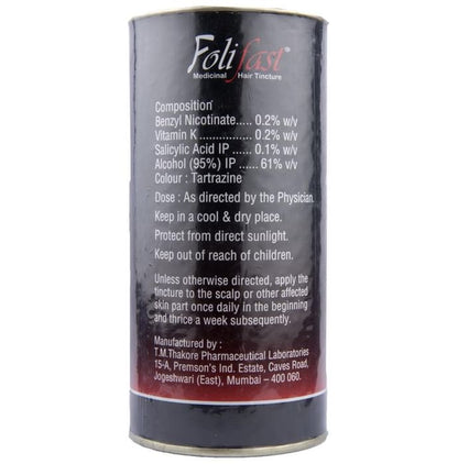 Folifast Medicinal Hair Tincture | For Scalp Application Only