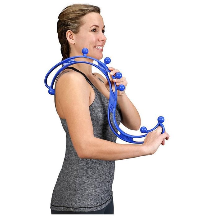 Backjoy Trigger Point Handheld Self Massager Blue - Classic Derma