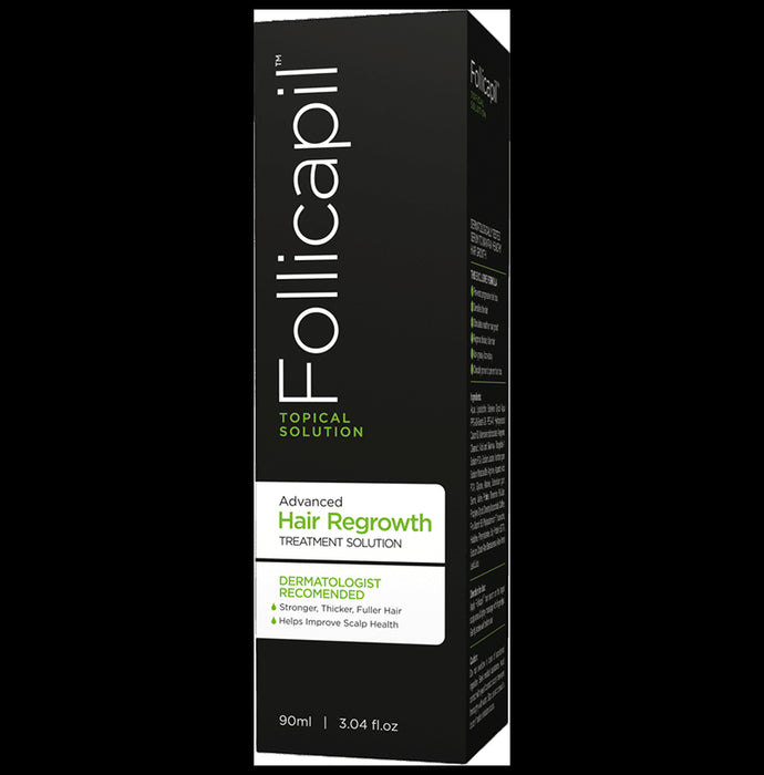 Follicapil Topical Solution Hair Serum | Advanced Hair Regrowth Treatment Solution - Classic Derma