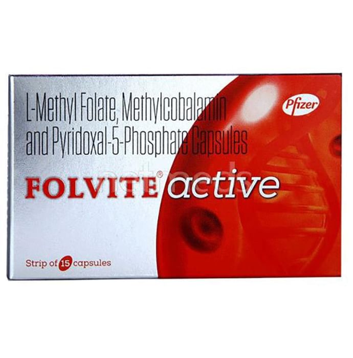 Folvite Active Capsule | With Essential Vitamins | For Nutritional Deficiences - Classic Derma