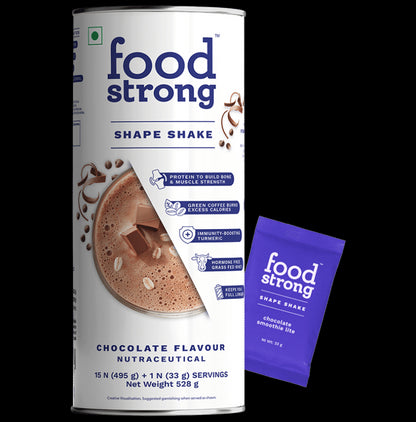Foodstrong Shape Shake (33gm Each) Chocolate - Classic Derma