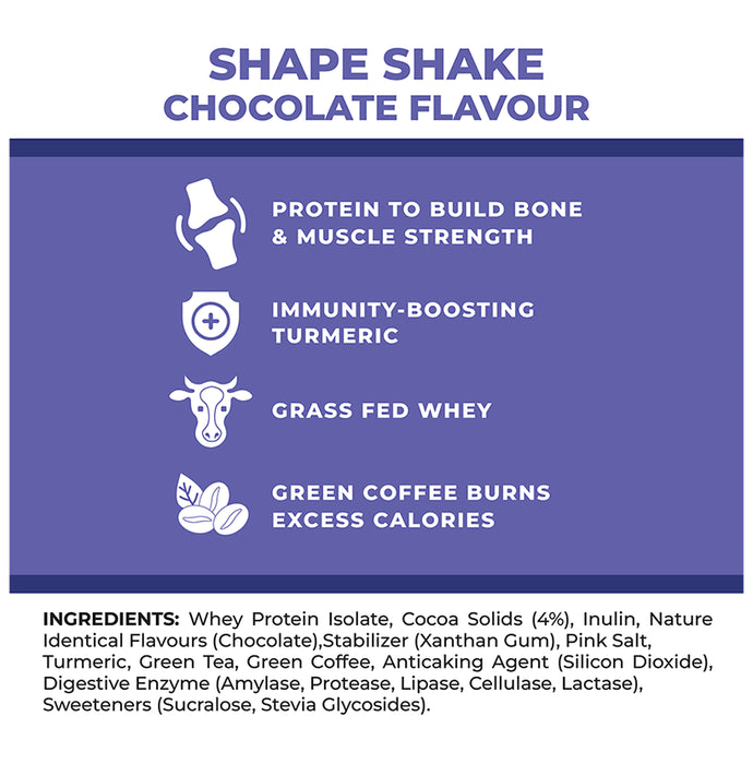 Foodstrong Shape Shake (33gm Each) Chocolate