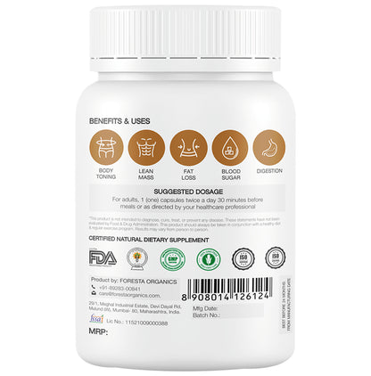 Foresta Organics Carb Block Vegan Capsule