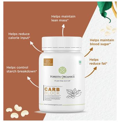 Foresta Organics Carb Block Vegan Capsule