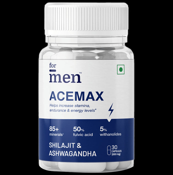 ForMen Shilajith + Ashwagandha Tablet Vitality, Strength, Endurance - Classic Derma