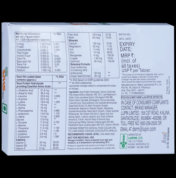 Fortified Lupin VMS Max Tablet