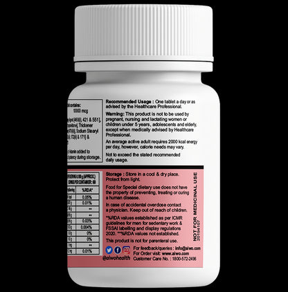 AIWO Biotin 10000mcg Tablet