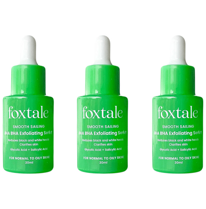 Foxtale Smooth Sailing AHA BHA Exfoliating Serum - Classic Derma