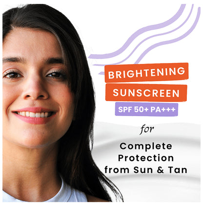 Foxtale SPF 50 Sunscreen with Vitamin C and Niacinamide