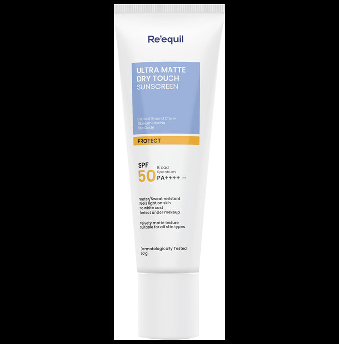 Re'equil Ultra Matte Dry Touch Sunscreen SPF 50 PA++++ - Classic Derma