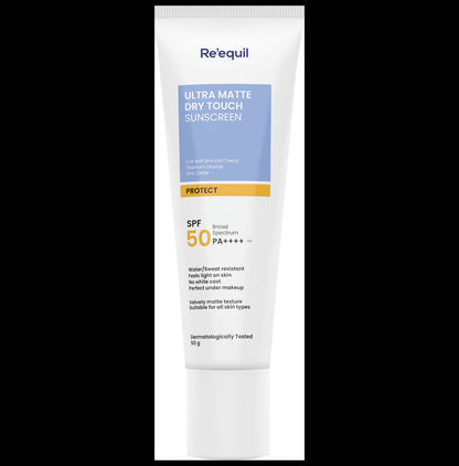 Re'equil Ultra Matte Dry Touch Sunscreen SPF 50 PA++++ - Classic Derma