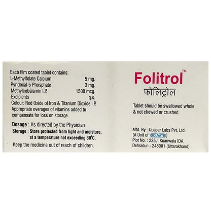 Folitrol Tablet
