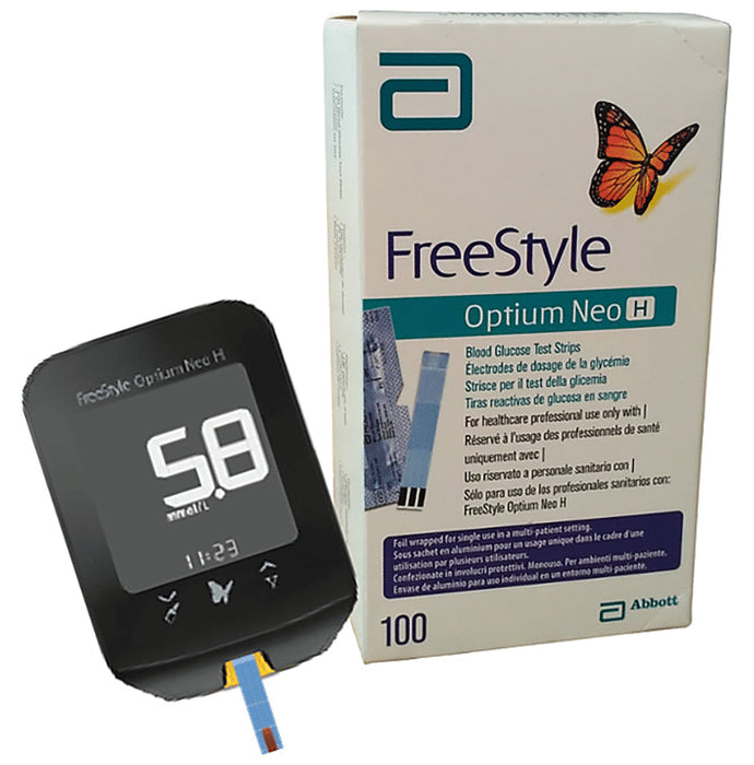 FreeStyle Optium Neo H Blood Glucose Test Strip (Only Strips)