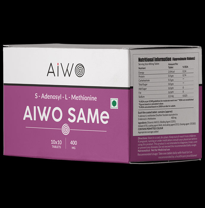AIWO SAMe 400mg Tablet - Classic Derma
