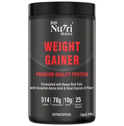 Re Nutri Mass Weight Gainer Powder - Classic Derma