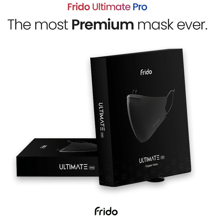 Frido Ultimate Pro Copper Face Mask Large Black